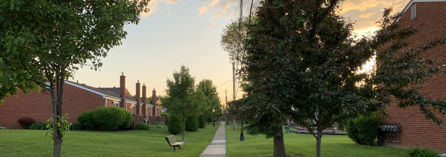 Townhouse Manor Walkway